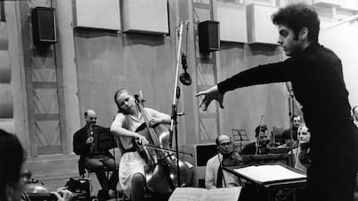 Celebrated British cellist Jacqueline du Pre, with conductor Daniel Barenboim, recorded many sessions at Abbey Road. Photo: David Farrell / Redferns