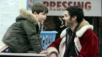 Taher Rahim as Santa in La P`ere Noël.