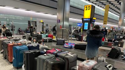 Long delays at Heathrow Airport forced passengers to leave the terminal without their luggage. Photo: Jack Lawrence