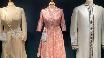 Staff uniforms are displayed as part of the Inside Burj Al Arab tour. Janice Rodrigues / The National