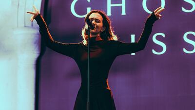 Margaux Sauve from Ghostly Kisses perfroming at the 2025 Balad Beast festival in Jeddah. Photo: MDL Beast