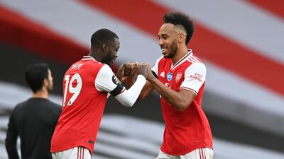 Nicolas Pepe (on for Aubameyang, 82') - 5: Ivorian brought on with Norwich already down and out. Reuters