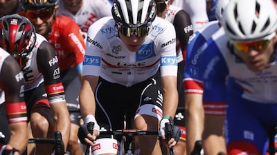 Tadej Pogacar of UAE Team Emirates. EPA