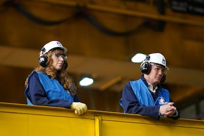 Labour leader Sir Keir Starmer, right, and deputy leader Angela Rayner, left, in Hartlepool. Getty Images