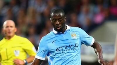 Yaya Toure was left out of Manchester City's Uefa Champions League squad by manager Pep Guardiola. Alex Livesey / Getty Images
