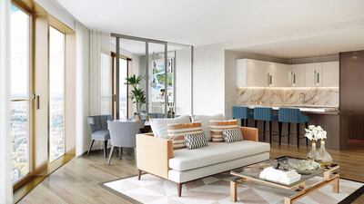 The Spire London by China's Greenland Group will consist of 861 apartments. Courtesy Greenland Group