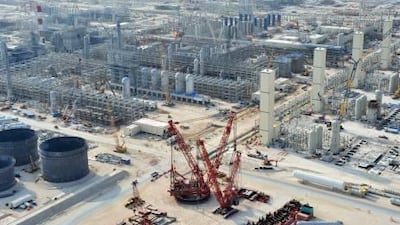 Waste carbon dioxide collected from Pearl, the world’s largest gas-to-liquids plant in Qatar, above, could help boost output from oil fields.