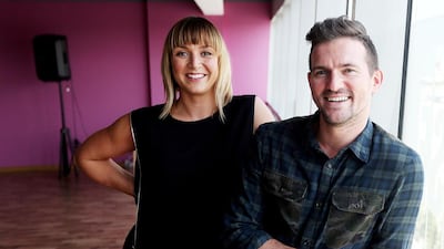 Lisa and Scott Marshall run Diverse Choreography in Dubai. Satish Kumar / The National