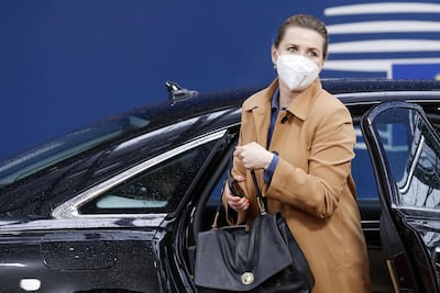 Denmark's Prime Minister Mette Frederiksen wrote against the racist attack on social media. AFP.