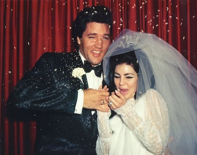 Elvis and Priscilla Presley were married in secret in May 1967. Getty Images