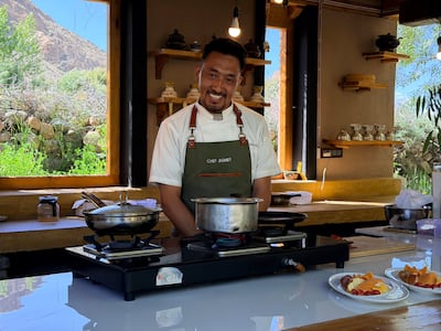 Chef and restaurateur Jigmet Mingyur is a former monk. Photo: Tsam Khang