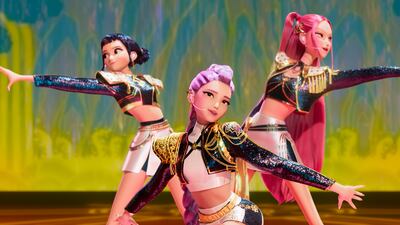 KPop Demon Hunters has been a huge hit for Netflix and its music is setting records in the charts. Photo: Netflix