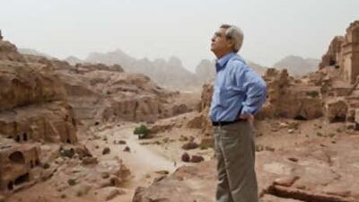 Rolex Award winner Talal Akasheh in Petra.