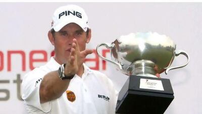 Lee Westwood, posing with the Indonesian Masters trophy on Sunday, is optimistic about winning his first Major title this year.