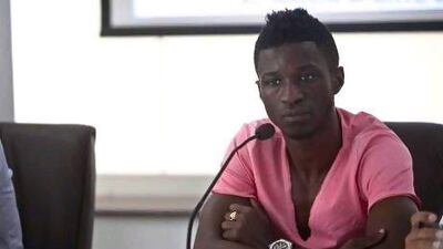 Eric Mouloungi will not be playing in the first half of the Pro League season due to an ankle injury. Lee Hoagland / The National