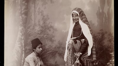 A photograph of a Syrian poultry-seller from the 1860s-1880s, part of the Gigord Collection at the Getty Research Institute. Courtesy Getty Research Institute
