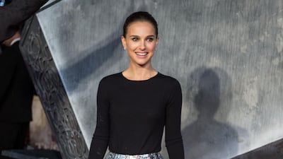 Natalie Portman, in Dior, attends the premiere of 'Thor: The Dark World' at Odeon Leicester Square on October 22, 2013 in London, England. Getty Images