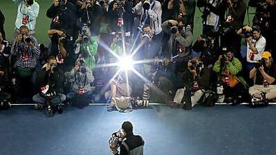 Rafael Nadal, posing for photographs after winning the US Open, cannot believe how his career has turned around in 10 months.