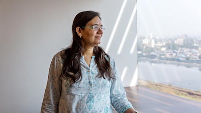Sohini Andani, fund manager at SBI Funds Management. According to Morningstar, women make up 7 per cent of India's money managers, versus at least 20 per cent in Hong Kong and Singapore. Photographer: Sara Hylton/Bloomberg