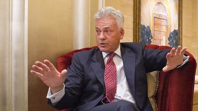 Former Conservative MP Alan Duncan is a longstanding critic of Israel's conduct towards Palestinians. Mona Al Marzooqi / The National