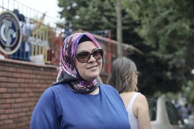 Sahra K, 32, votes for Meral Akşener in Istanbul because 'she is a brave woman and has a clear stance'. Photo by Shawn Carrié