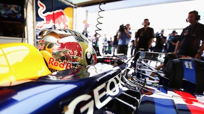 Red Bull's Sebastian Vettel prepares to take to the track. Mark Thompson/Getty Images