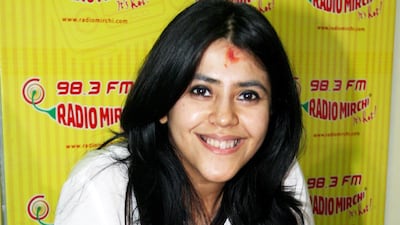 Ekta Kapoor, a TV and film producer, who is undoubtedly India’s ruling “soap queen.” India Today Group / Getty Images