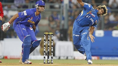 Lasith Malinga and Mumbai Indians will open up the seventh season of the Indian Premier League in Abu Dhabi against Kolkata Knight Riders on April 16. Vijayanand Gupta / Hindustan Times / Getty Images