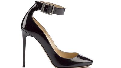 Jimmy Choo's Helena pump with ankle strap for Dh2,600. Courtesy Jimmy Choo
