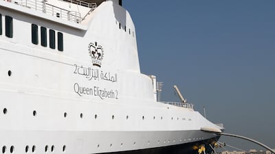 The Queen Elizabeth 2, now berthed in Dubai, is a fitting way to honour a leader. Pawan Singh / The National