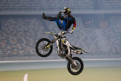 Get tickets now to see Nitro Circus at Yas Marina Circuit. Sarah Dea / The National
