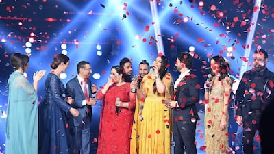 Iraqi contestant Dumooa Tahseen was announced the winner of the Voice Ahla Sawt. Courtesy MBC