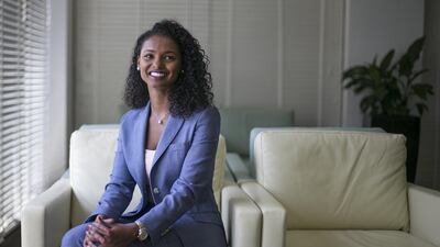 Fatima Al Mehairi, at only 28 years old, is the general manager for Etihad’s Canada office in Toronto. Mona Al Marzooqi / The National