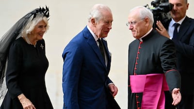 King Charles and Queen Camilla's visit coincides with the papal jubilee celebrations. AFP
