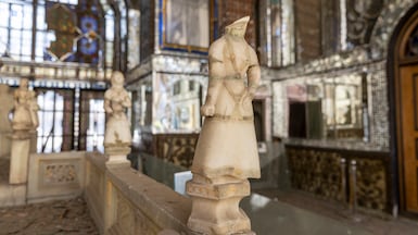 A damaged carving at Golestan Palace, a Unesco World Heritage site in Iran. Getty Images