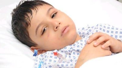 Abdul Rahman Hisham, 6, is in a serious condition in hospital after aluminium phosphide was used in an apartment opposite his home.