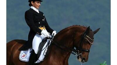 Farah al Khajai's horse, Whisper, cost nearly Dh500,000, a relatively modest sum in the world of competitive dressage.