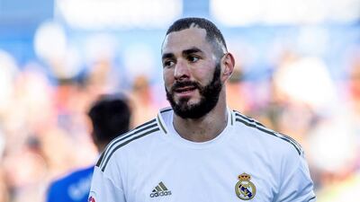Real Madrid forward Karim Benzema on Saturday. EPA