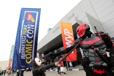 The Middle East Film and Comic Con returns this weekend. Chris Whiteoak / The National