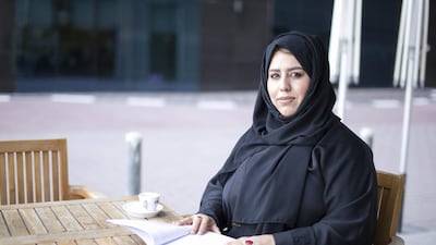 Lawyer Huda Al Falamarzi is encouraging others to get in the habit of lifelong reading. Reem Mohammed / The National