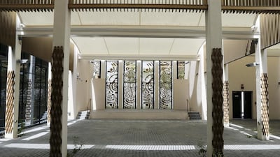 The garden at the Ireland Pavilion for Expo 2020 in Dubai. Chris Whiteoak / The National.