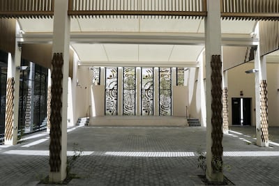 The garden at the Ireland Pavilion for Expo 2020 in Dubai. Chris Whiteoak / The National.