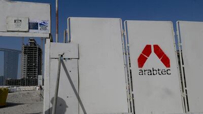 Arabtec, the Dubai contractor, posted a 140 per cent annual rise in net profit in Q3 2018. Ravindranath K / The National