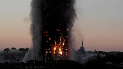 At least 72 people died in the Grenfell Tower disaster on June 14, 2017. REUTERS/Toby Melville/File Photo