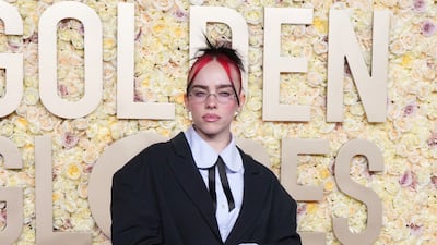 Billie Eilish in Willy Chavarria. AP