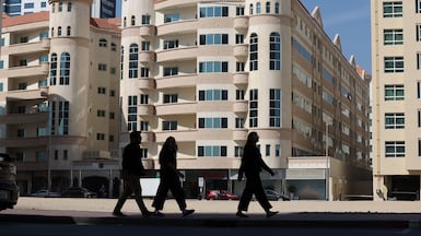 Apartments in the Al Barsha area of Dubai. Chris Whiteoak / The National
