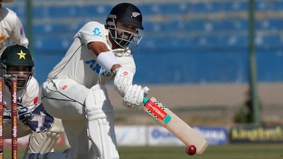 New Zealand's Ajaz Patel starred in a century stand for the last wicket with Matt Henry. AP