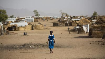 A handout photo released by Unicef showing Nigerian refugee, Talatu John, 11, walking home in the Minawao refugee camp in Northern Cameroon, on April 5, 2016. Talatu fled to Cameroon with her mother after her relatives were killed by Boko Haram. UN children’s agency Unicef expressed alarm in a new report that said the number of child suicide bombers had risen more than 10-fold in one of the most “horrific” aspects of the insurgency by Boko Haram. Karel Prinsloo, Unicef/AFP