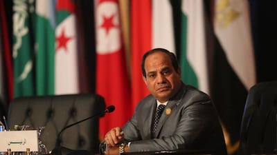 Egypt's Abdel Fattah El Sisi was elected president in May last year partly on a campaign pledge to root out graft, bribery and corruption, which are endemic in Egypt. Thomas Hartwell/AP Photo