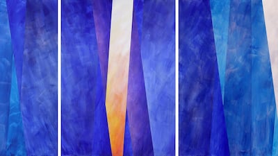 Kamal Boullata's 'Bilqis 2' (2013)